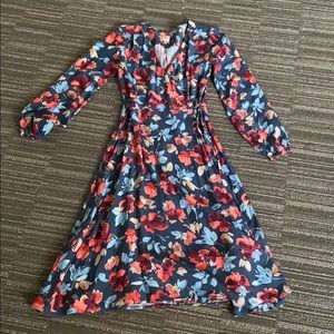Anthropologie Floral Midi Dress